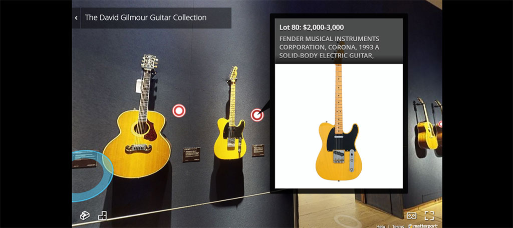 The David Gilmore guitar collection