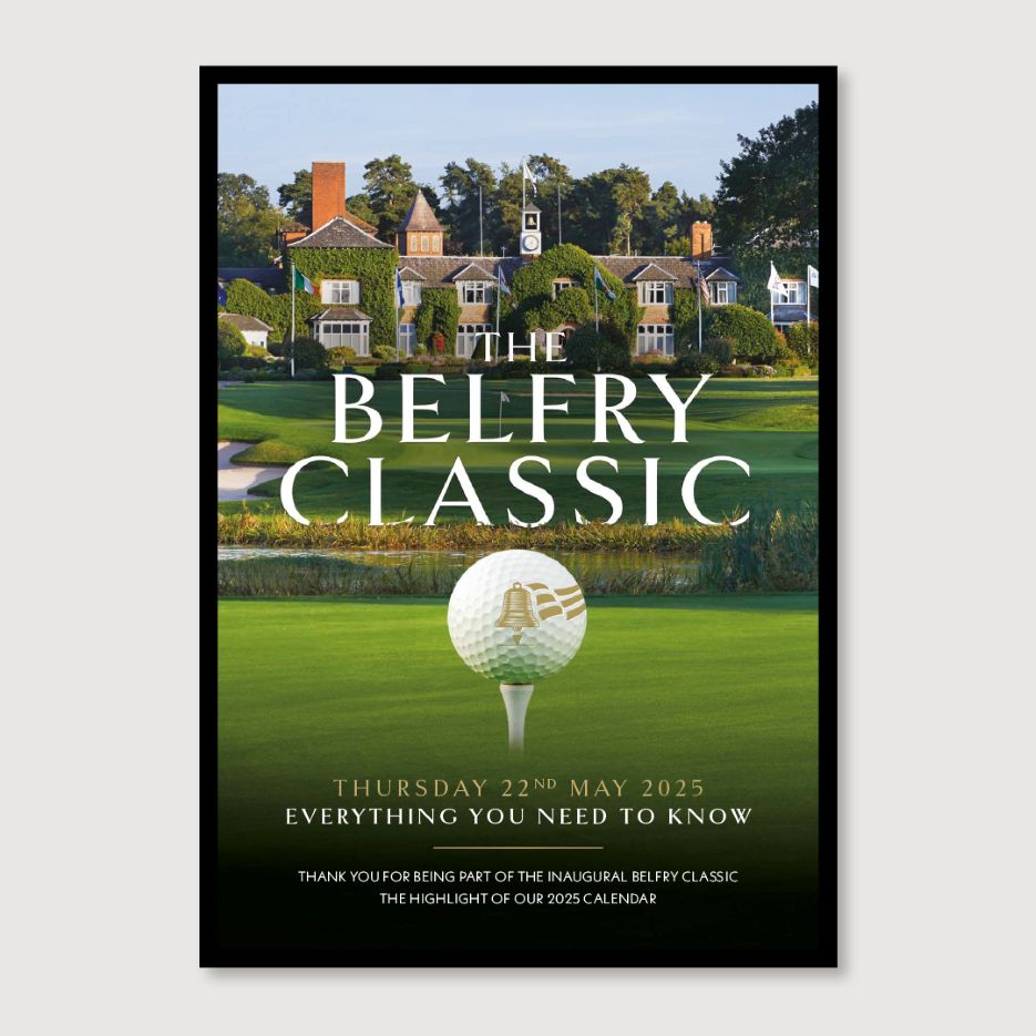 Belfry golf poster